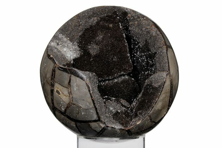 Polished, Septarian Geode Sphere - Madagascar #219104